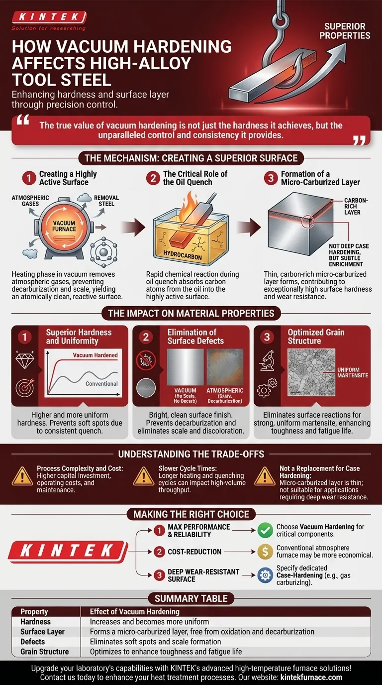 Como o tratamento térmico a vácuo afeta a dureza e a camada superficial do aço ferramenta de alta liga? Aumente o Desempenho com Tratamento Térmico Superior Guia Visual