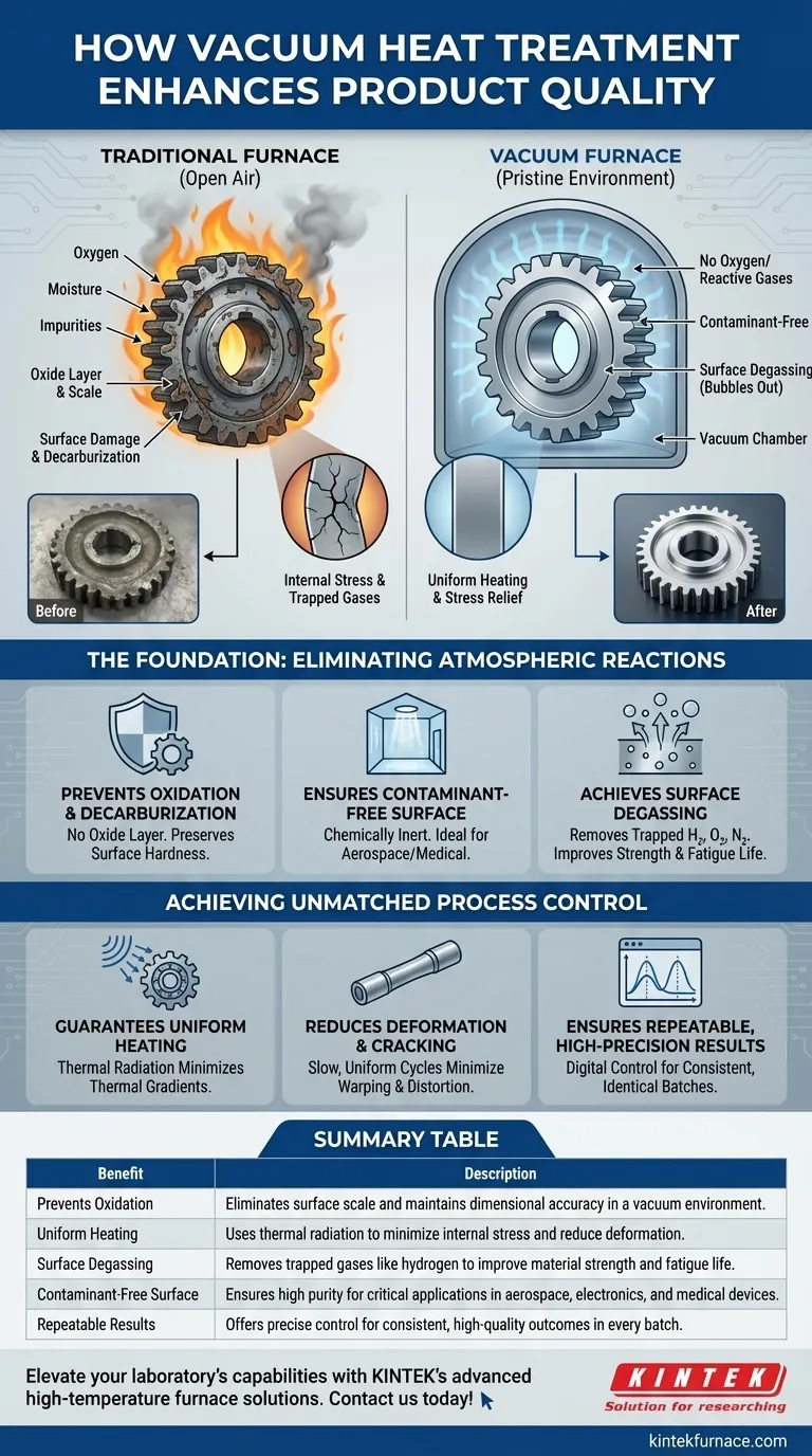 Comment le traitement thermique sous vide améliore-t-il la qualité des produits ? Obtenez une intégrité et des performances matérielles supérieures Guide Visuel