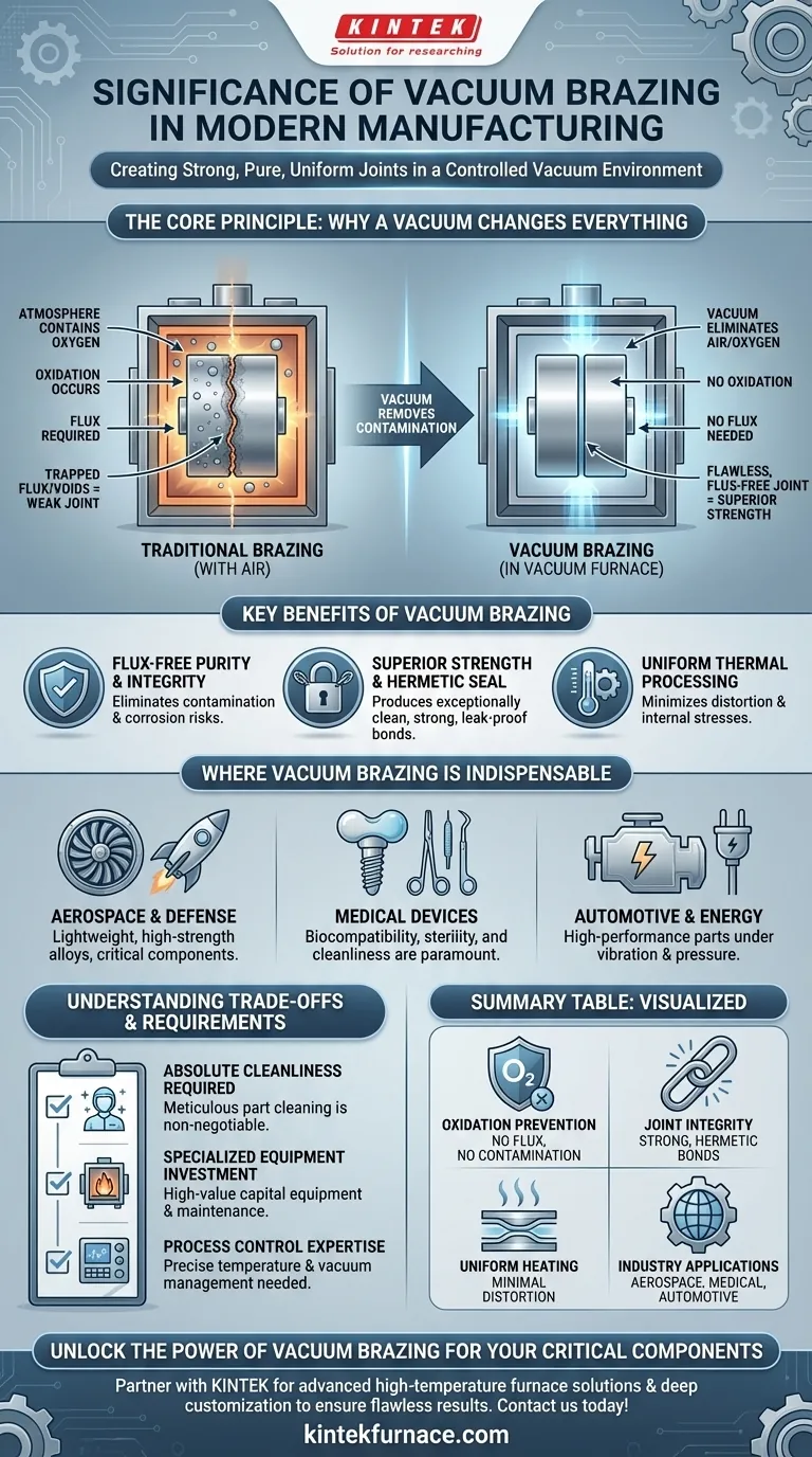 Qual è il significato della brasatura sottovuoto nella produzione moderna? Ottenere giunti forti e puri per applicazioni critiche Guida Visiva