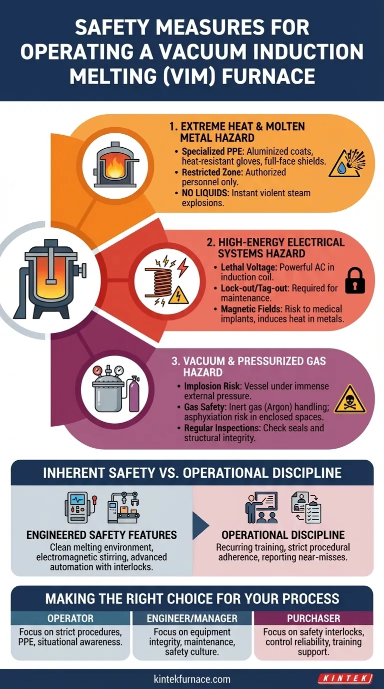Quelles sont les mesures de sécurité pour un four à induction sous vide ? Protocoles essentiels pour la prévention des risques Guide Visuel