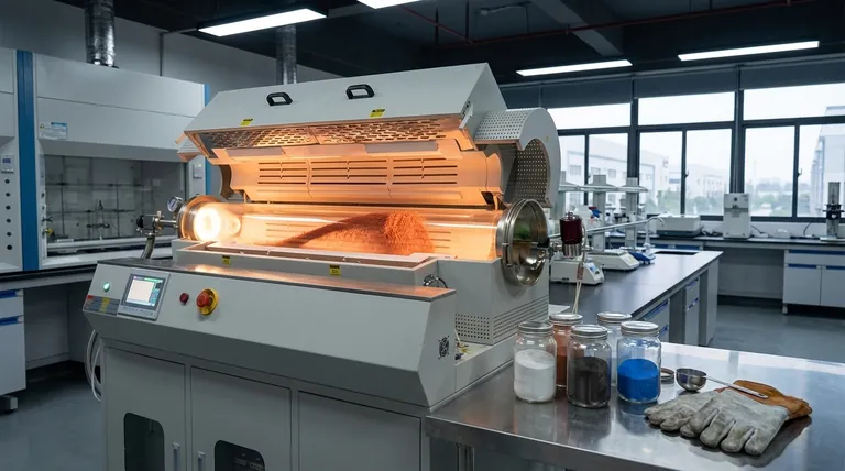 旋转管式炉适合处理哪些类型的材料?是自由流动粉末和颗粒的理想选择