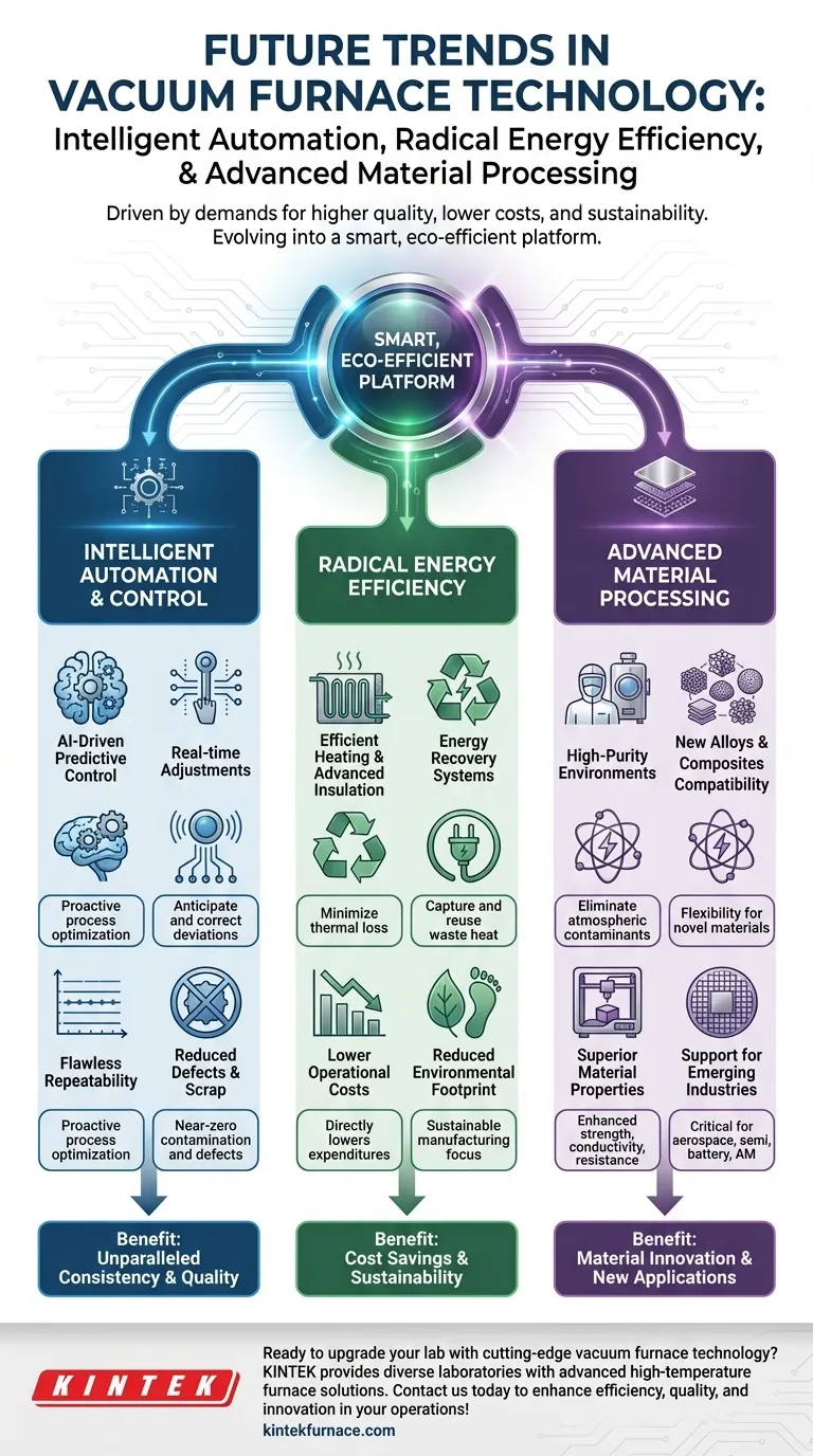 ما هي الاتجاهات المستقبلية المتوقعة في تكنولوجيا أفران التفريغ؟ اكتشف حلولاً ذكية وفعالة دليل مرئي