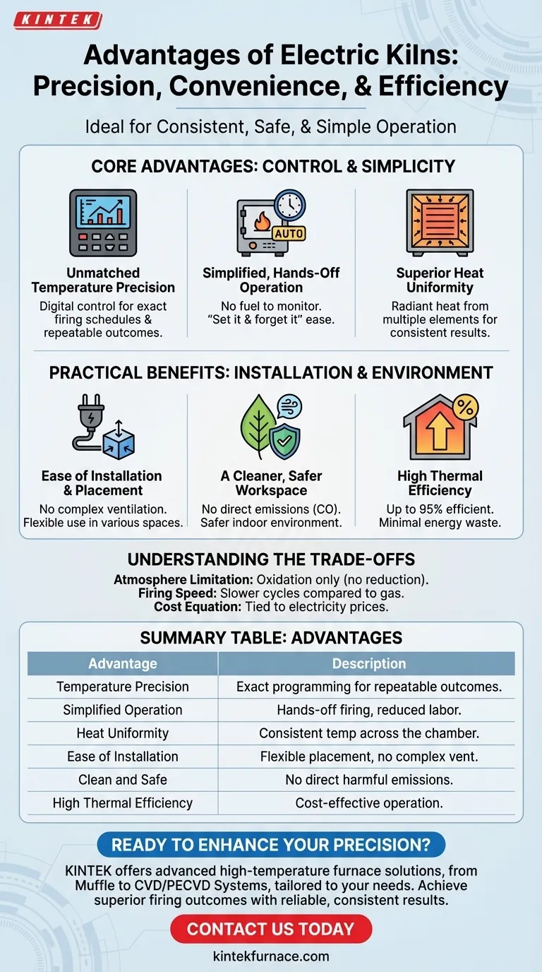 Quali sono i vantaggi dei forni elettrici? Ottenere cotture precise, pulite ed efficienti Guida Visiva