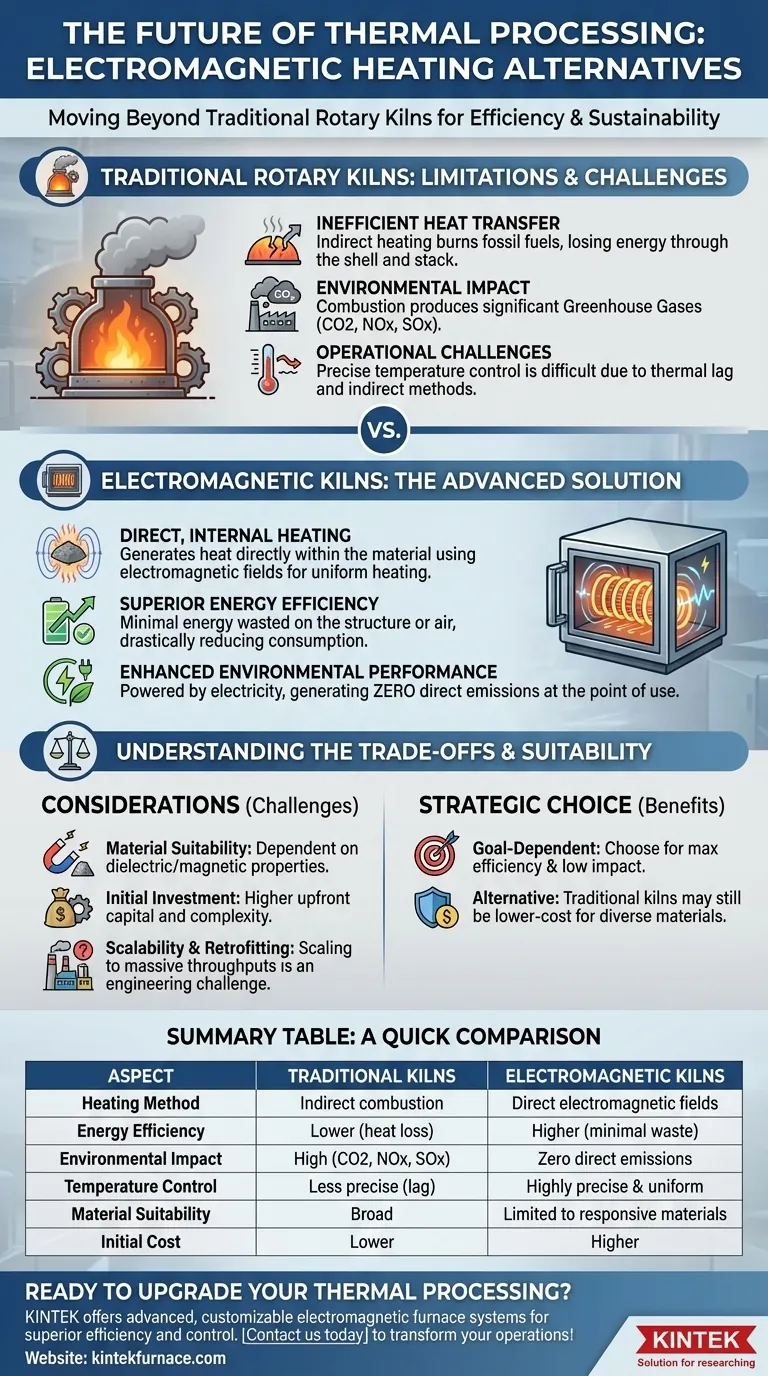 Welche Technologie hat sich als Alternative zu herkömmlichen Drehrohröfen entwickelt? Entdecken Sie elektromagnetische Heizung für Effizienz Visuelle Anleitung