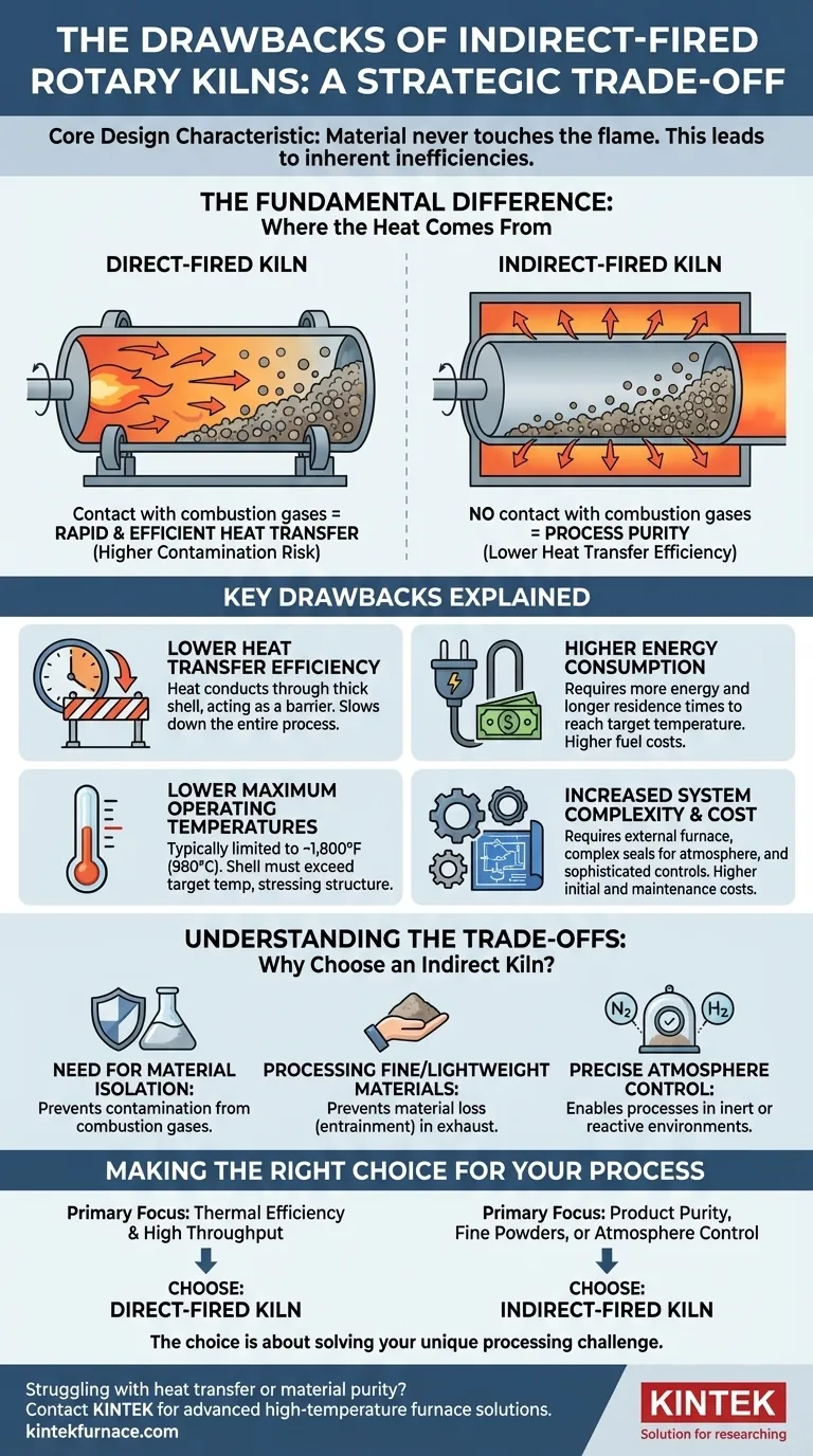 间接加热回转窑的缺点是什么？探讨关键限制和权衡 图解指南