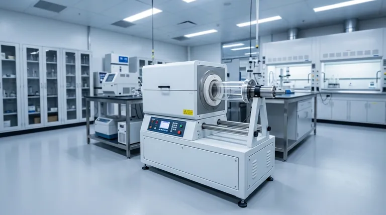 What role do rotary furnaces play in chemical reactions? Unlock Uniform Heat and Mixing for Solid-State Processes