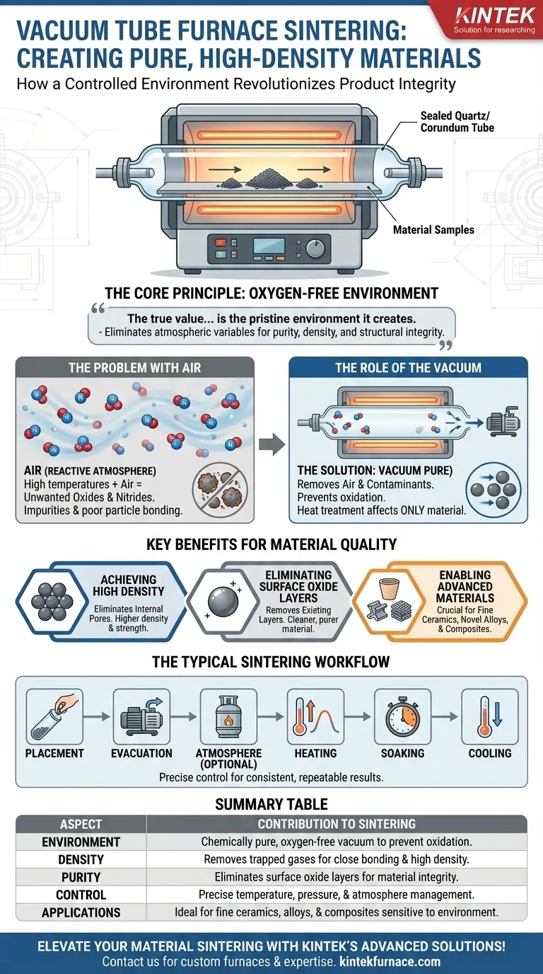 真空管式炉如何促进产品烧结？实现纯净、高密度的材料 图解指南