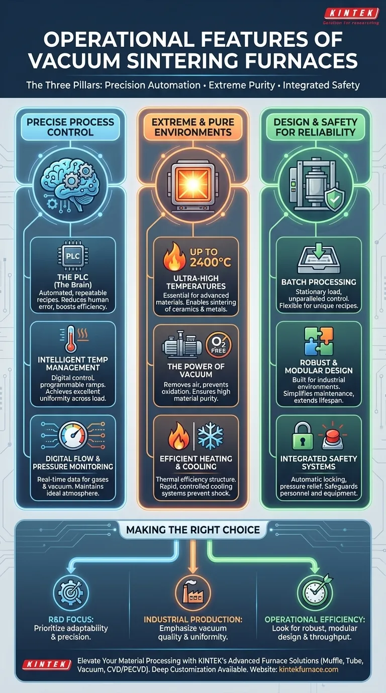真空烧结炉的操作特点有哪些区别？用于优越材料的精密控制 图解指南