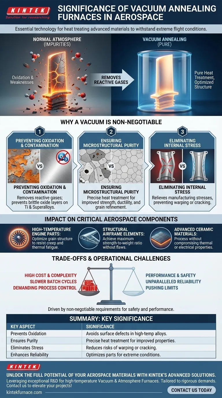 真空退火炉在航空航天领域的重要性是什么？ 提高组件的可靠性和性能 图解指南
