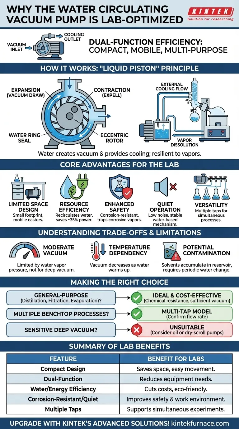 ¿Por qué la bomba de vacío de circulación de agua de laboratorio es especialmente adecuada para los laboratorios? Aumente la eficiencia y la seguridad en su laboratorio Guía Visual