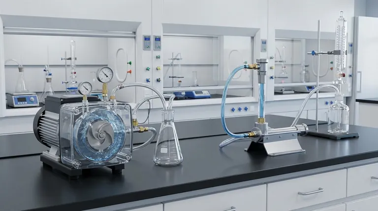 ¿Cómo difiere el principio de bombeo de vacío de una bomba de vacío de agua circulante del bombeo a chorro? Compare Mecanismos y Usos