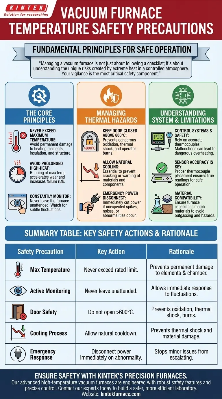 真空炉温度相关的安全注意事项有哪些？确保操作员和设备安全 图解指南