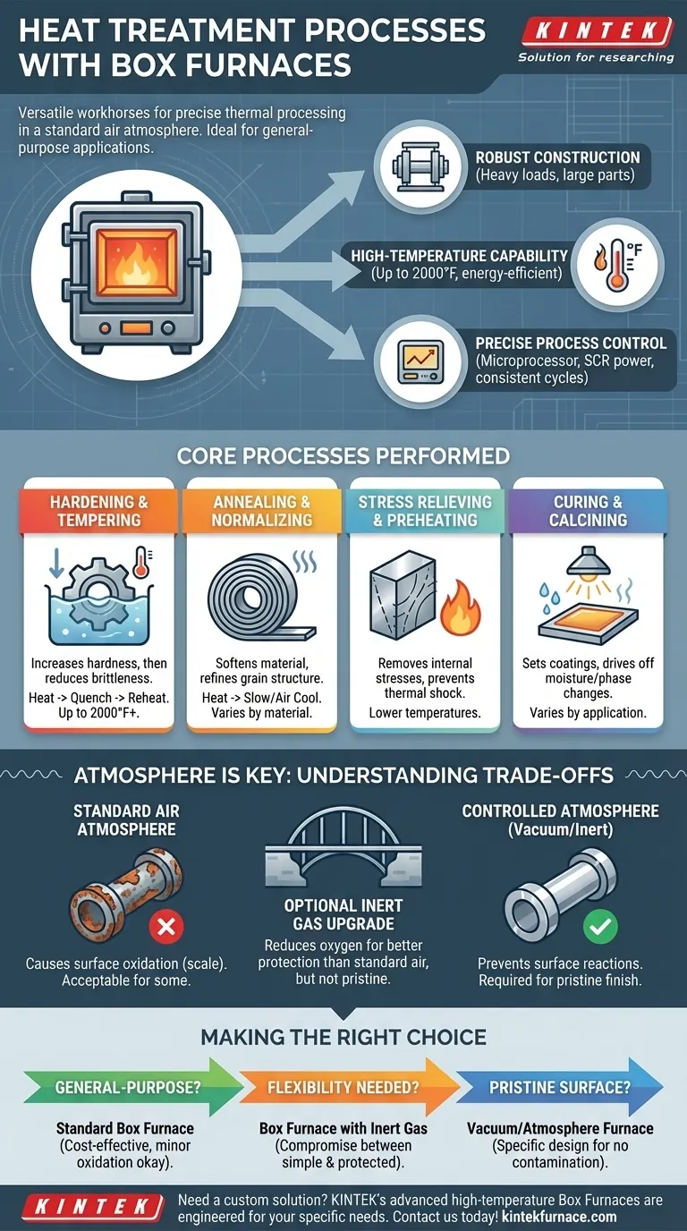 箱式炉可以进行哪些热处理工艺？掌握多功能热处理 图解指南