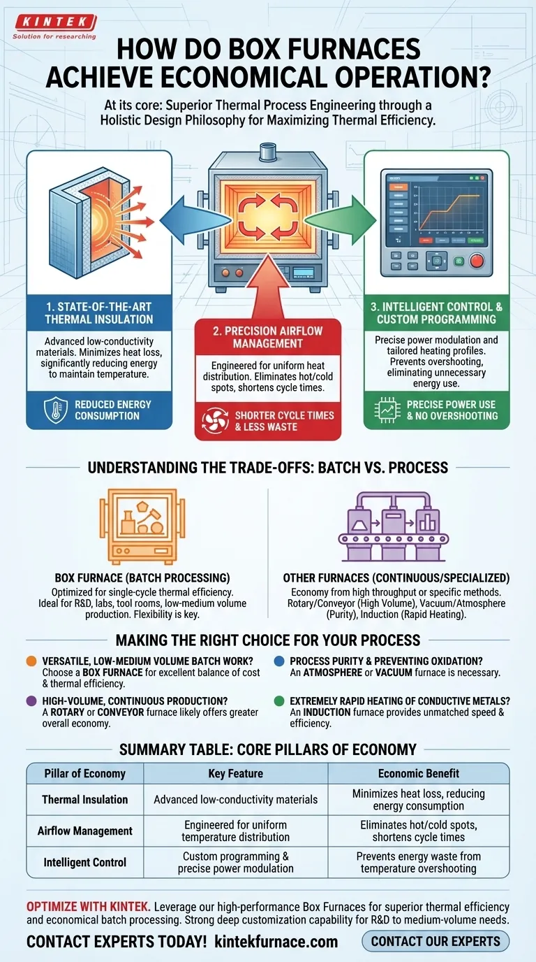 Come fanno i forni a scatola a ottenere un funzionamento economico? Padroneggia l'efficienza termica per processi batch convenienti Guida Visiva