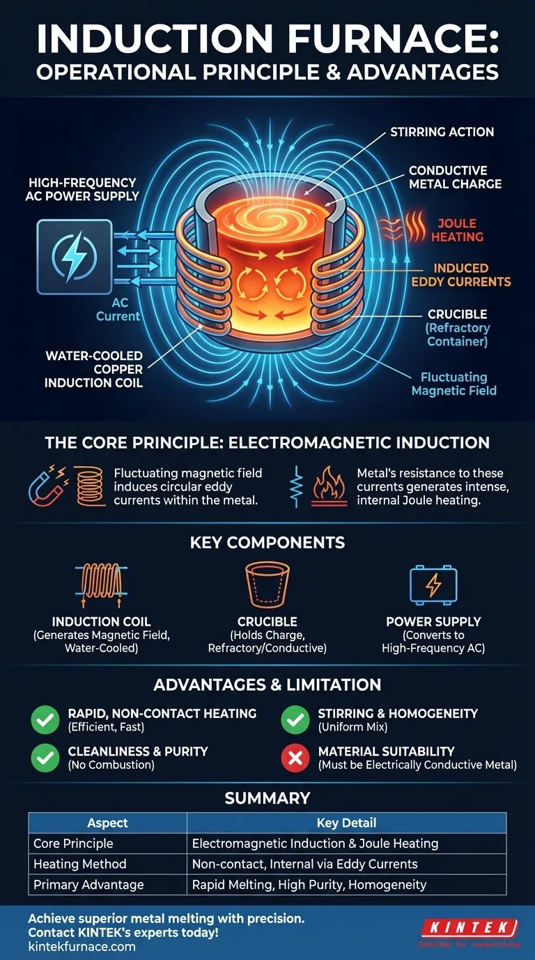什么是感应熔炼炉及其工作原理？清洁、高效金属熔炼指南 图解指南