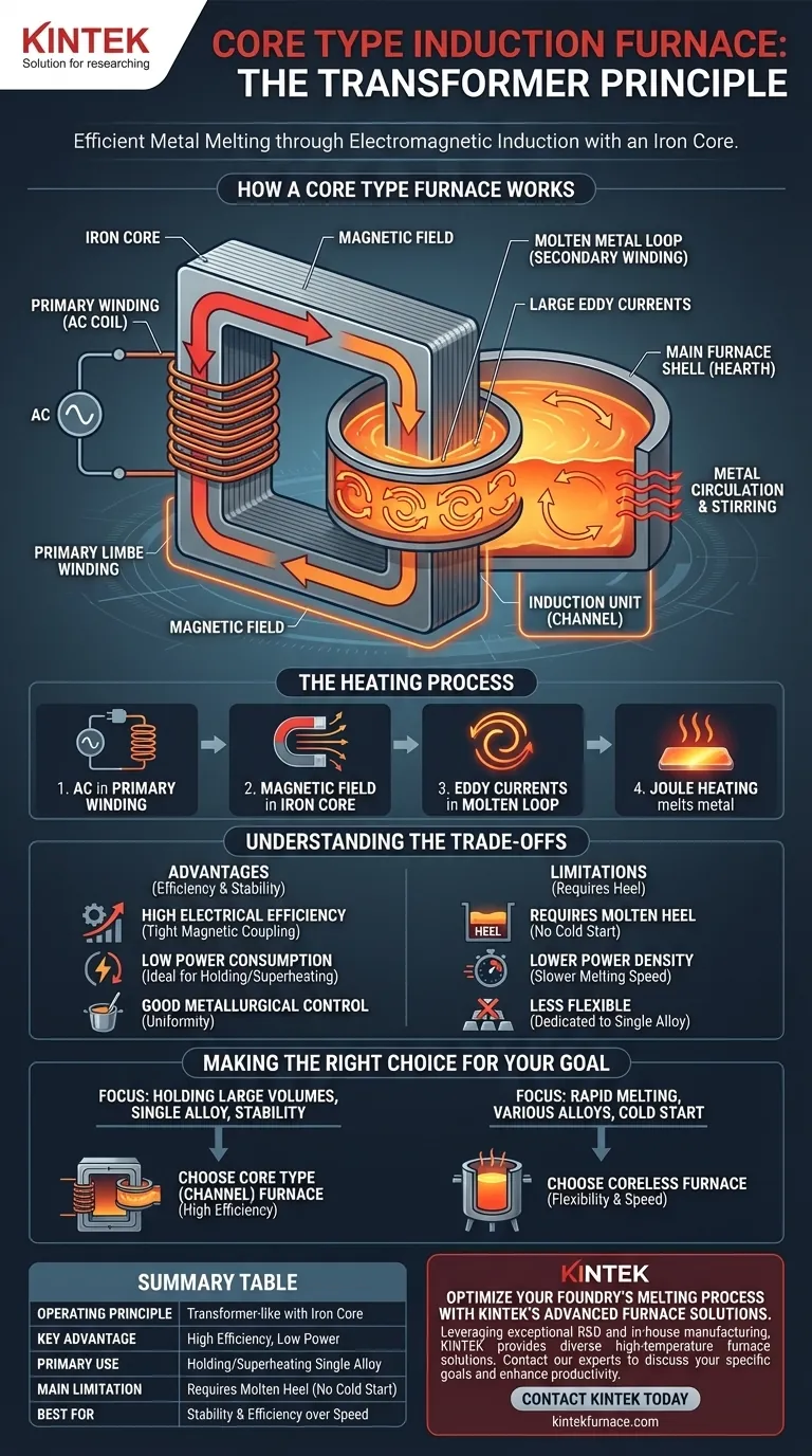 什么是铁芯感应炉？一种用于高效熔炼金属的专用变压器 图解指南