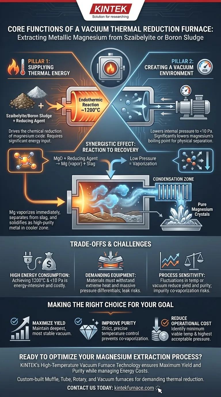 Was sind die Kernfunktionen eines Vakuum-Thermoreduktions-Ofens? Effiziente Gewinnung von reinem Magnesium Visuelle Anleitung