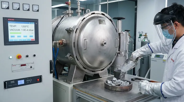 마그네슘 진공 증류 공정에 알루미늄을 첨가하는 목적은 무엇인가요? 공정 안정성 및 순도 향상