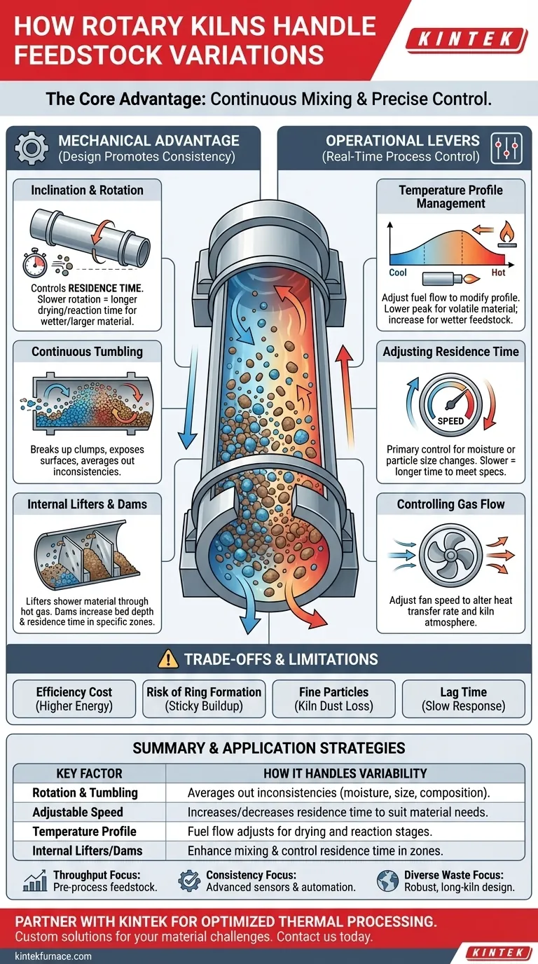 Как вращающиеся печи справляются с вариациями сырья? Использование конструкции и управления для обеспечения единообразия Визуальное руководство