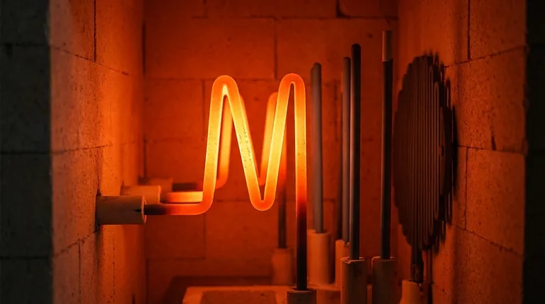 Quels sont les types courants d'éléments chauffants MoSi2 et leurs températures de fonctionnement correspondantes ? Choisissez le bon élément pour votre processus