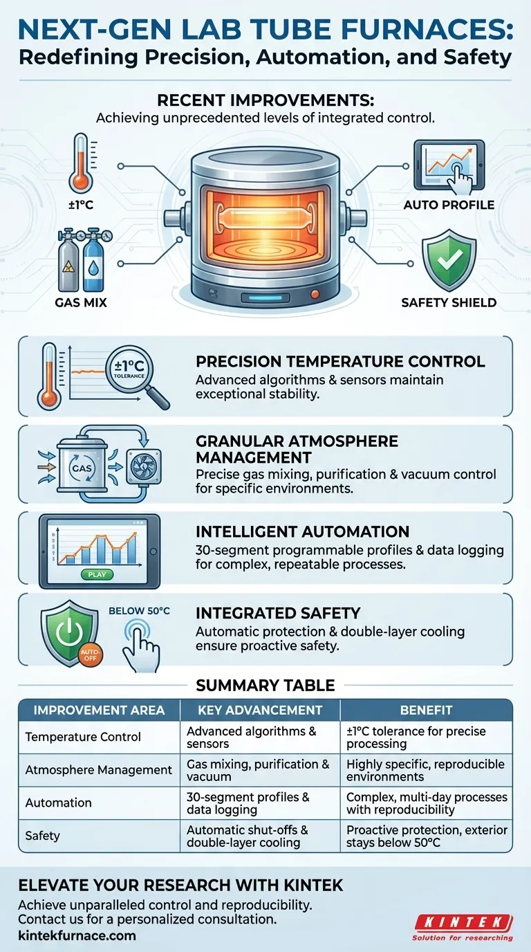 What recent improvements have been made to lab tube furnaces? Unlock Precision, Automation & Safety Visual Guide