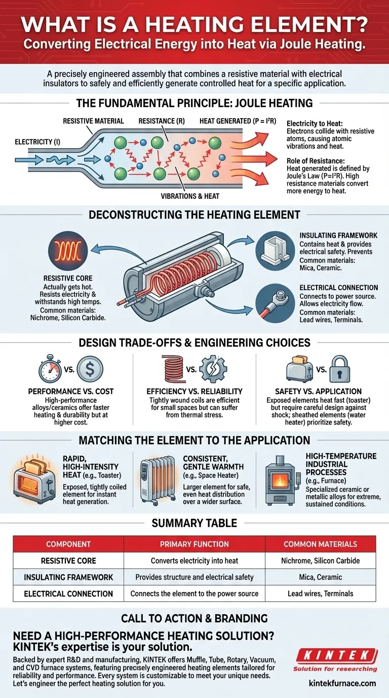 Что такое нагревательный элемент? Двигатель контролируемого тепла для ваших применений Визуальное руководство
