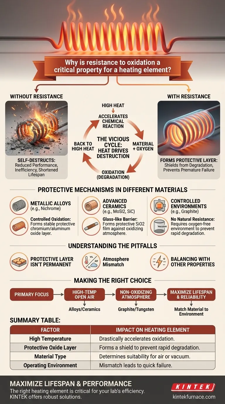 Почему стойкость к окислению является критически важным свойством нагревательного элемента? Предотвращение преждевременного выхода из строя Визуальное руководство