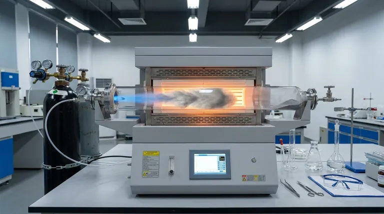 Como o gás argônio de alta pureza afeta a produção de pó de magnésio ultrafino em métodos de evaporação-condensação? Domine o Controle do Tamanho das Partículas