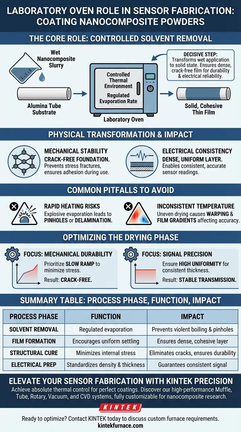 Какую роль играет лабораторная печь при нанесении покрытий из нанокомпозитных порошков? Мастерство изготовления тонкопленочных датчиков Визуальное руководство