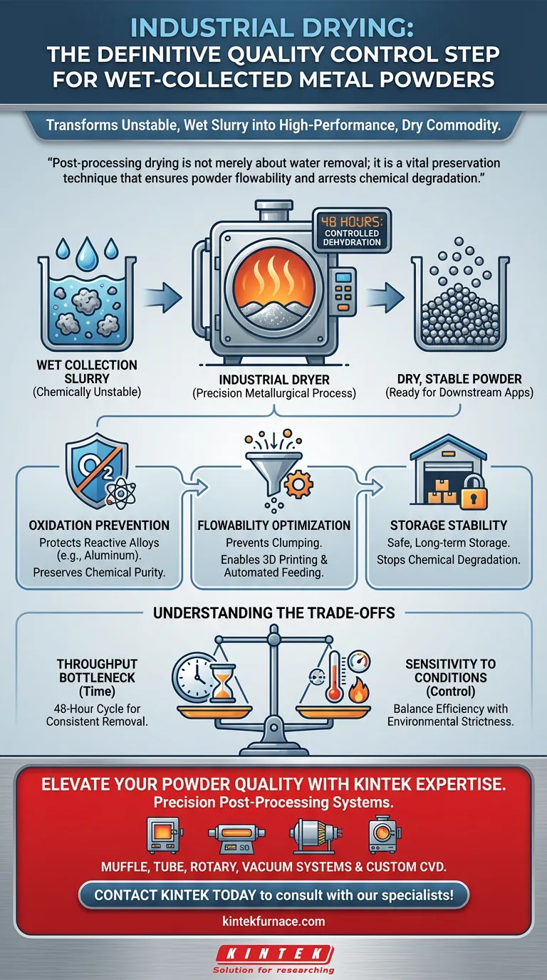 Qual é a importância do equipamento de secagem industrial para pós metálicos? Domine o Pós-processamento e o Controle de Qualidade Guia Visual