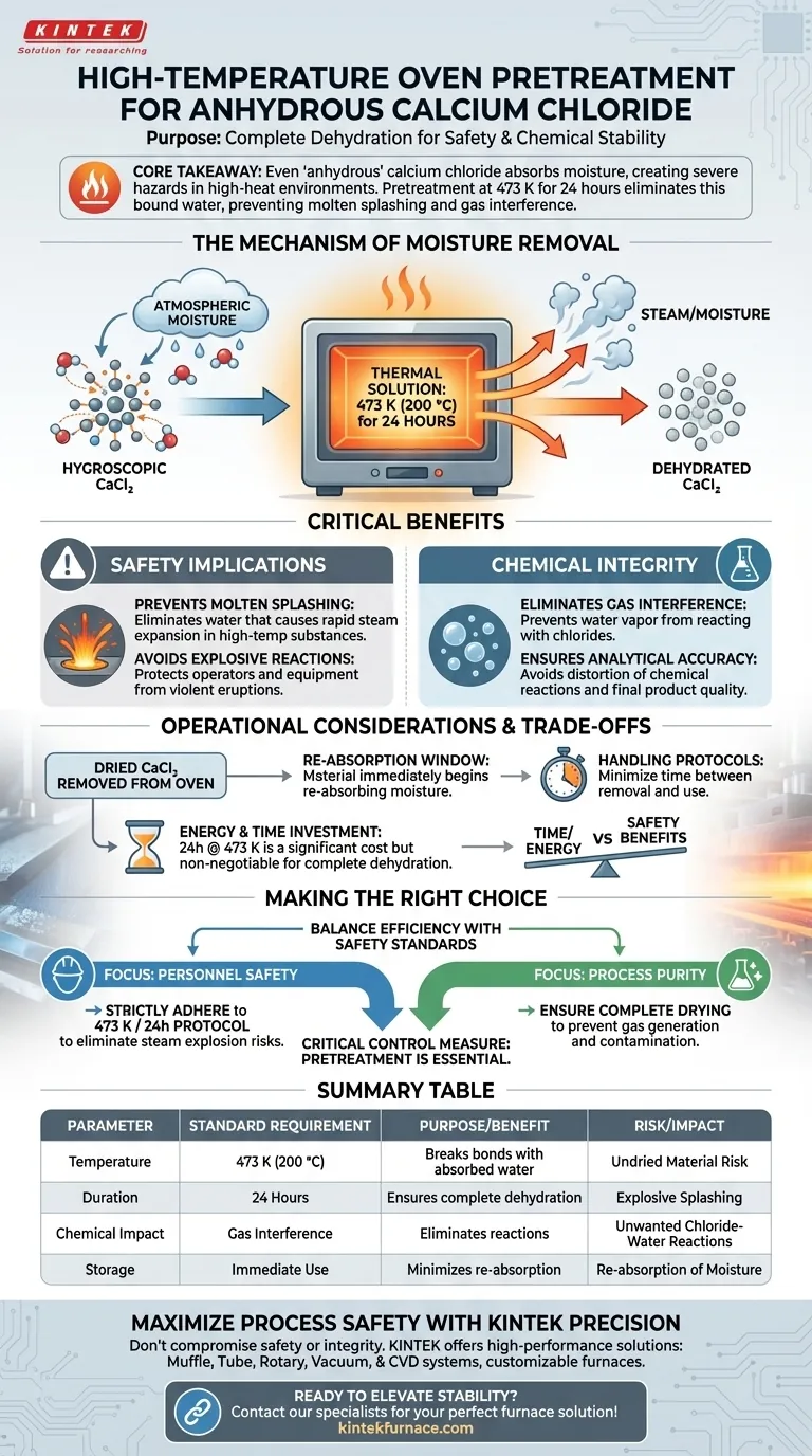 使用高温炉预处理无水氯化钙的目的是什么？ 图解指南