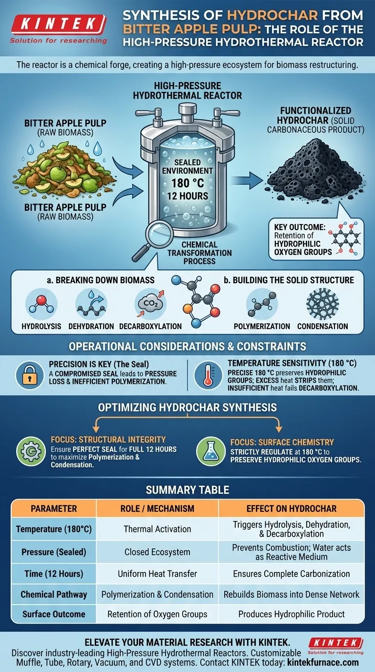 高压水热反应器在水炭合成中的作用是什么？解锁生物质转化 图解指南