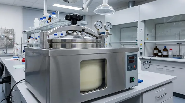 수열 산 처리에서 테프론 코팅 오토클레이브의 기능은 무엇인가요? 촉매 합성 효율 향상