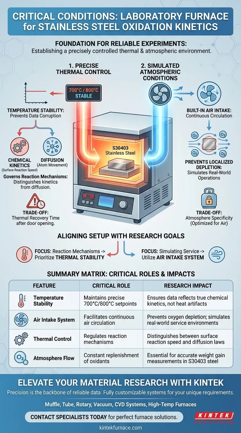 ボックス型炉はステンレス鋼の酸化にどのような条件を提供しますか？精密加熱・空気循環 ビジュアルガイド