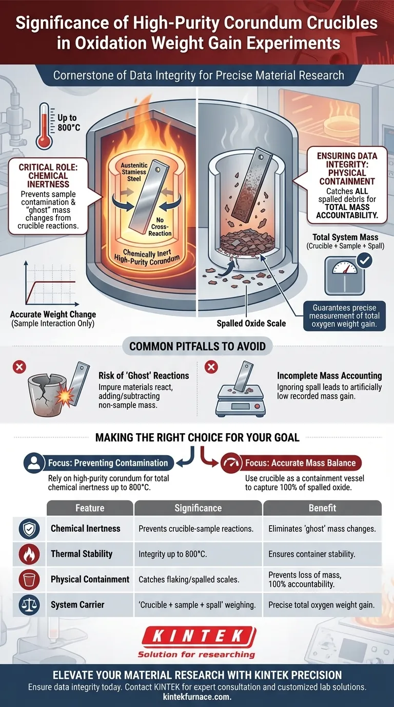 在高纯刚玉坩埚在氧化增重实验中的具体意义是什么？ 图解指南