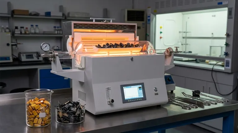 Qual o papel de um forno tubular na reciclagem de capacitores de tântalo? Melhorando a Recuperação de Metais Através da Pirólise