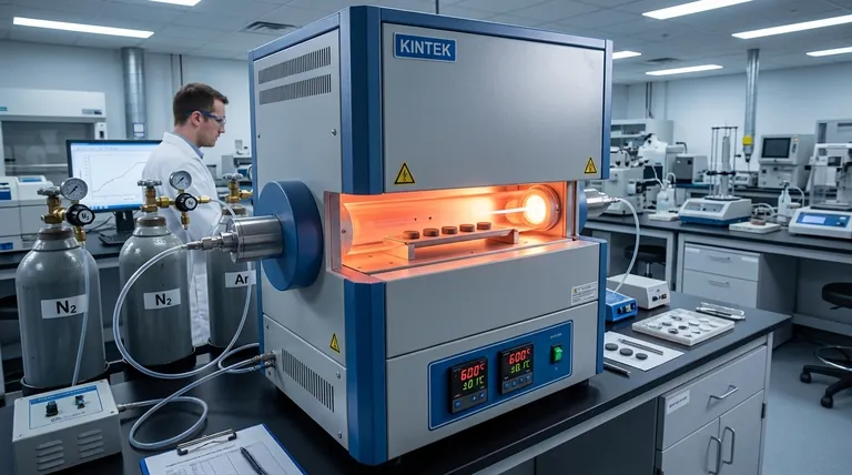 ¿Por qué es crucial un control preciso de la temperatura en un horno de atmósfera tubular? Optimice el sinterizado de su precursor de óxido