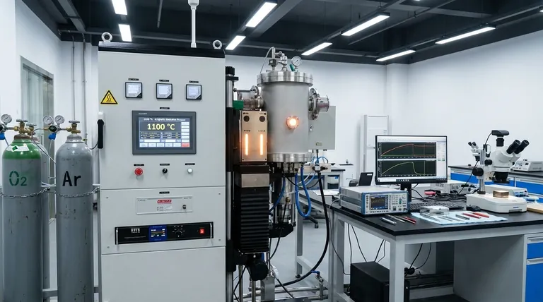 Quais são os requisitos de controle de temperatura para SiC@SiO2 oxidação in-situ? Alcance Estabilidade Térmica Precisa de 1100°C
