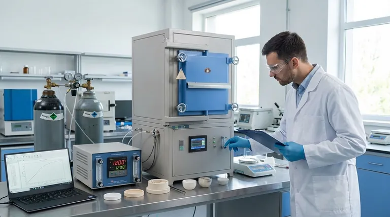 실험실 튜브 퍼니스는 제어 분위기 소결을 어떻게 달성합니까? 정밀 촉매 준비 마스터