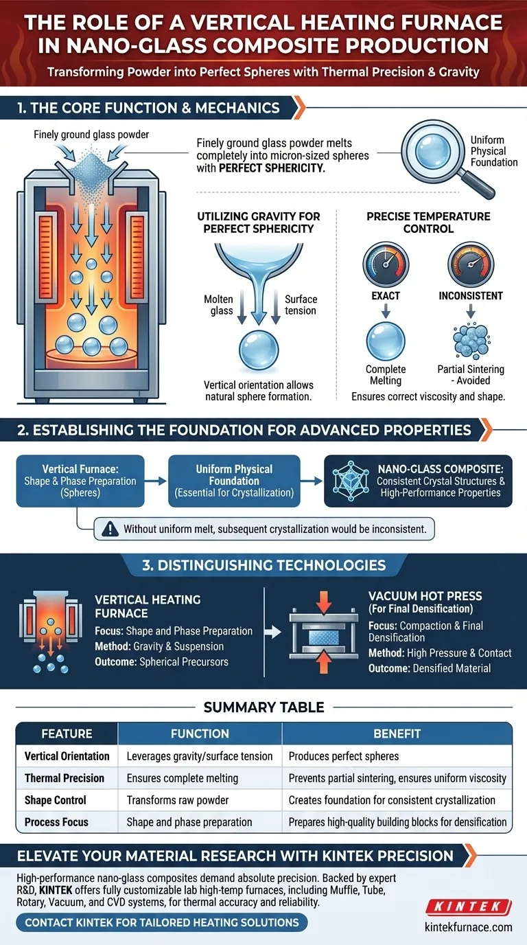 在纳米玻璃复合材料的生产中，立式加热炉起着什么作用？精密成型专家 图解指南