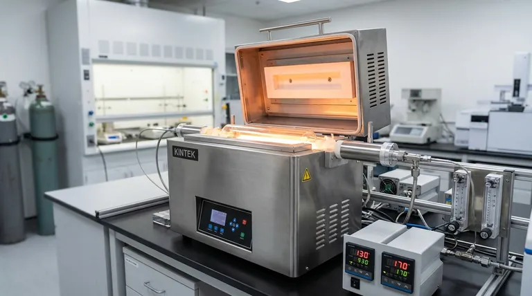 在 Fe-Mn 催化剂合成过程中为什么需要高精度管式炉?控制形貌和 CNF 质量