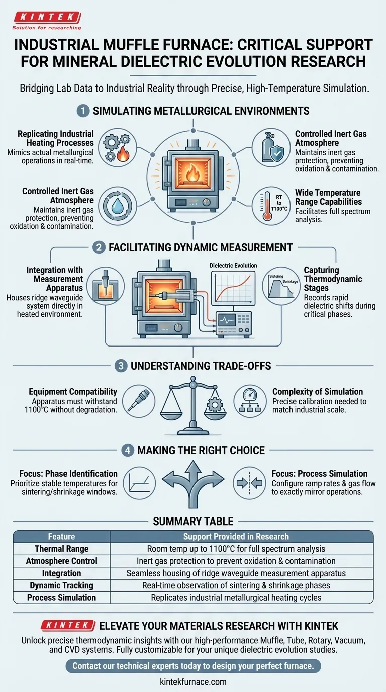 광물 유전체 진화에서 산업용 머플로가 제공하는 중요한 지원은 무엇입니까? 실시간 통찰력 시각적 가이드