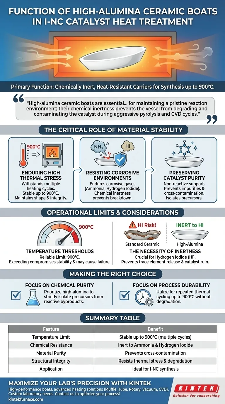 高氧化铝陶瓷舟的用途是什么？确保 I-NC 催化剂合成的纯度 图解指南