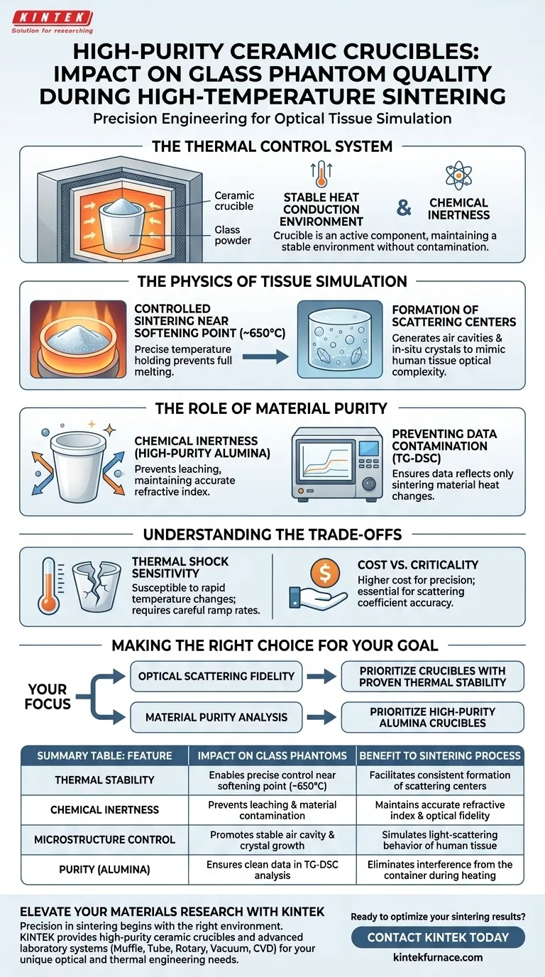 高纯陶瓷坩埚的选择如何影响玻璃模型？解锁烧结过程中的光学精度 图解指南