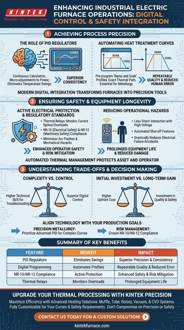 数字控制面板和安全装置的集成如何提高工业电炉的运行效率？ 图解指南