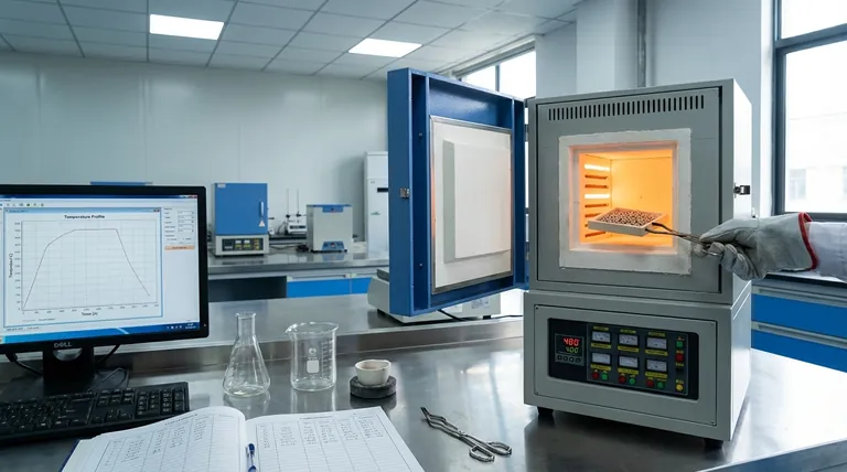 Por que o controle preciso de temperatura em um forno mufla é essencial durante a calcinação secundária de catalisadores gravados com ácido?