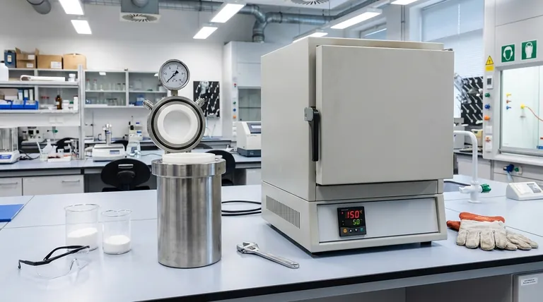 Qual é a finalidade de um autoclave revestido de PTFE na síntese de TiO2? Desbloqueie o Crescimento Preciso de Nanomateriais