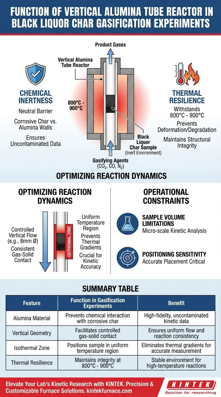 在黑液焦炭气化中，垂直氧化铝管式反应器的功能是什么？精确动力学分析 图解指南