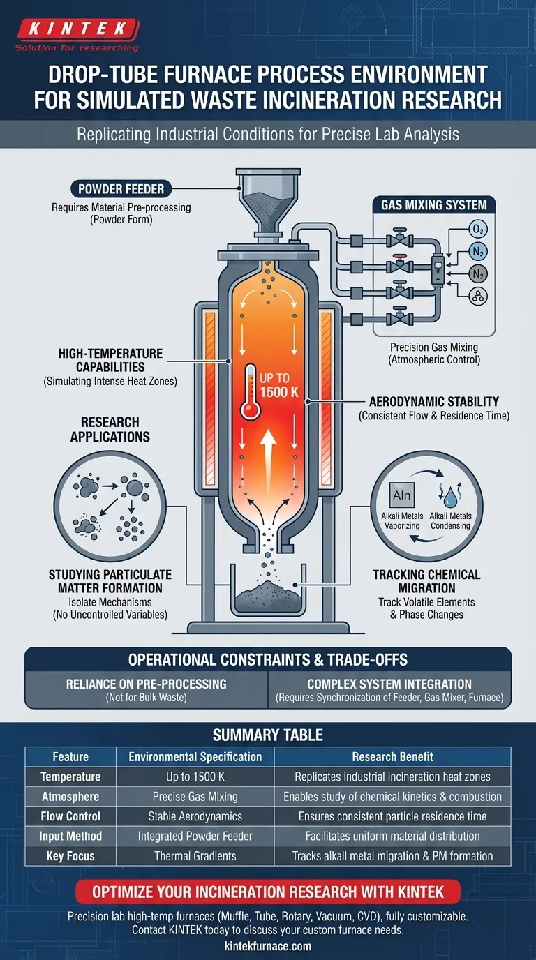 跌落管炉系统提供什么样的工艺环境？专家模拟废物焚烧研究 图解指南