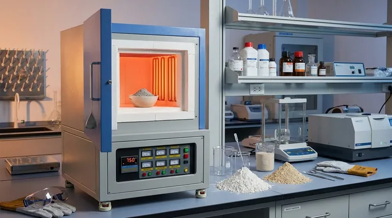 Qual o papel de um forno mufla de alta temperatura no pré-tratamento da caulim? Obtenha Ativação Perfeita da Metacaulim